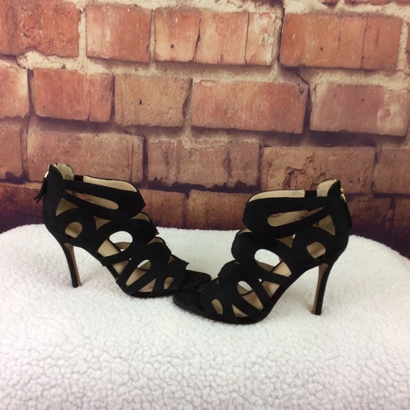 Nine West Flora Nubuck Heeled Sandal size 6 - Picture 3 of 6